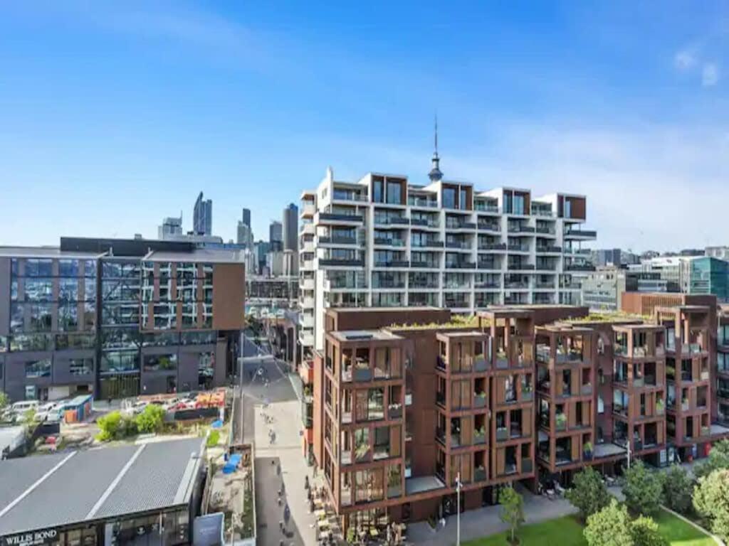 Modern One Bedroom Apartment In Wynyard Quarter Оукланд Екстериор снимка