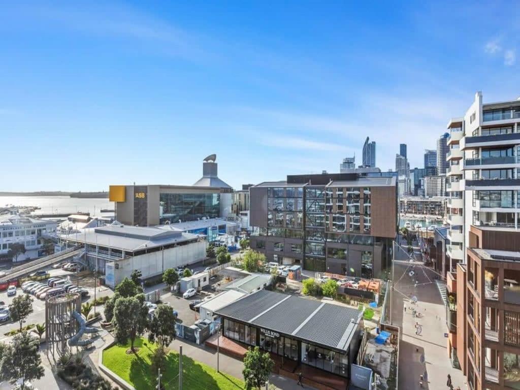 Modern One Bedroom Apartment In Wynyard Quarter Оукланд Екстериор снимка